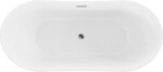 MEXEN - Montana volně stojící vana 180 x 90 cm bílá bez krytky přepadu a zátky 52011809000-SS