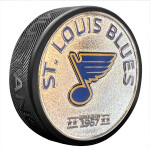 Mustang Puk St. Louis Blues NHL Established Silver Medallion