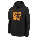 Nike Dětská mikina Miami Heat NBA Courtside Club Hoodie Černá (YOUTH)