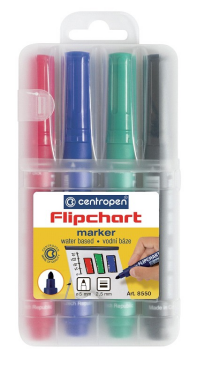 Popisovač Centropen 8550 na flipchart