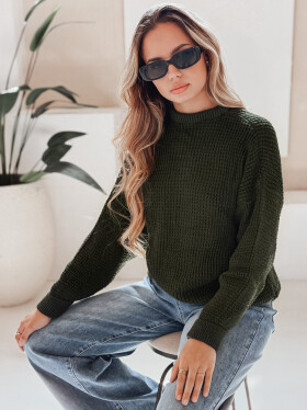 CAMERON dámský svetr zelený FashionStreet MY1153 M