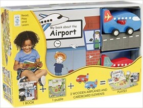 My Little Book about Airplanes(Book, Wooden Toy &amp; 16-piece Puzzle)