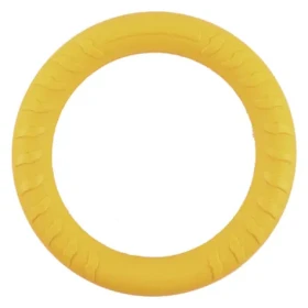HUHUBAMBOO Kruh pro psy žlutá / Hračka pro psy / EVA / 19 cm (355855)