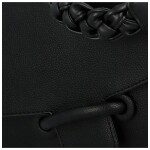 Módní dámská koženková kabelka na rameno Reesen, černá
