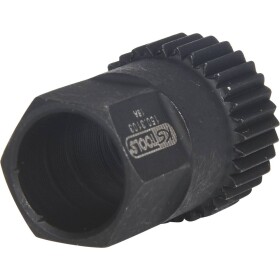 KS Tools 150.3103 Vícezubé nástavce 17,0 mm, 33 zubů, vrtané