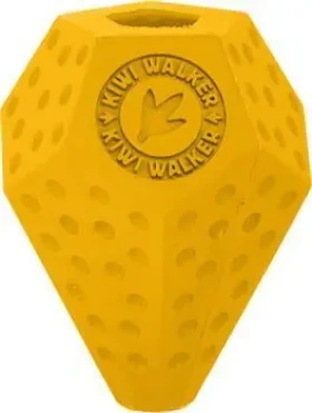 KIWI WALKER Hračka DIABALL Mini oranžová / Guma / Otvor na pamlsky / Pro psy / 8 cm (RUB-847)
