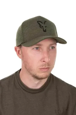 FOX Collection Baseball Cap zelená/černá / Kšiltovka / nastavitelná / větrací otvory (CHH033)