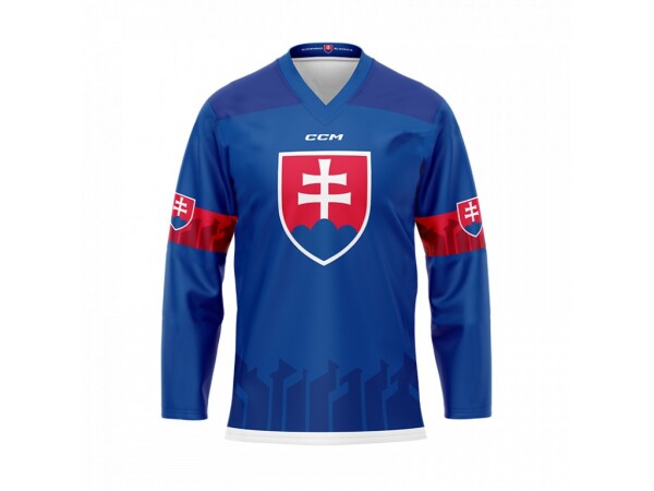 Slovenský hokejový fan dres CCM Hockey Slovakia modrý Velikost: