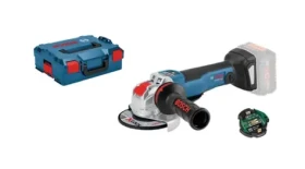 BOSCH GWX 18V -10 PSC Professional / Aku úhlová bruska / X-LOCK / 125 mm / 9.000 ot. za min. / BT modul / bez baterie (06017B0800)
