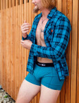 Boxerky VUCH William XXL Jednobarevný XXL Antrit Blue