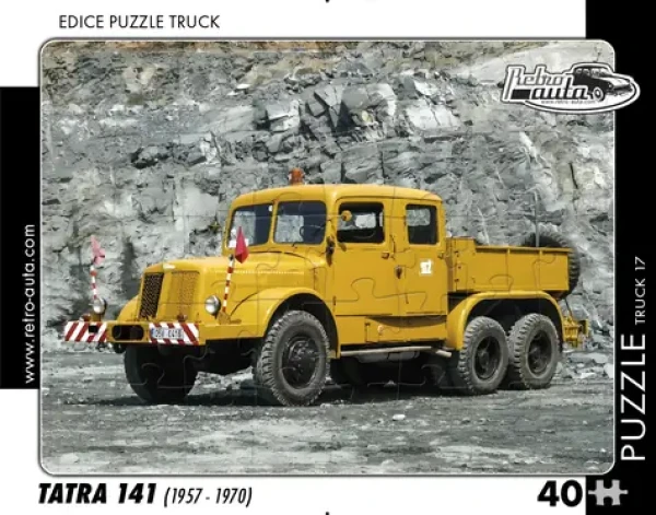 RETRO-AUTA Puzzle TRUCK č.17 Tatra 141