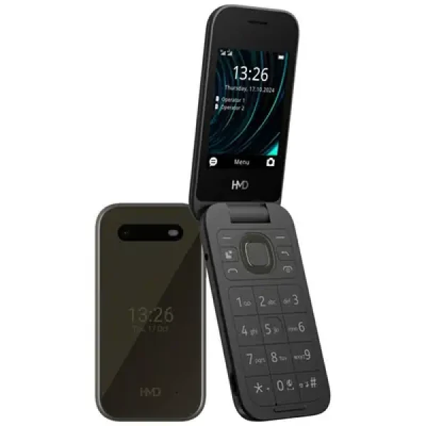 Rozbaleno - HMD 2660 Flip TA-1711 černá / 2.8" TFT / Dual-SIM / 1450mAh / USB-C + 3.5mm jack / BT / rozbaleno (1GF033CPH1L04.rozbasleno)