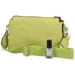 Stylová dámská koženková crossbody kabelka Ebbas, zelená