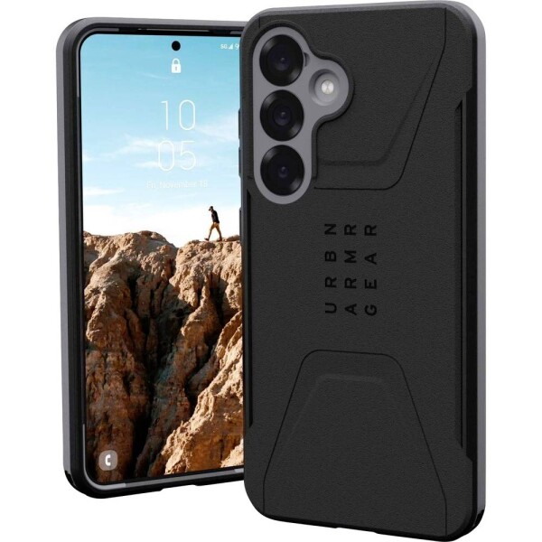 Urban Armor Gear Civilian zadní kryt na mobil Samsung Galaxy S25 černá 1552552, odolné vůči nárazům 214475114040