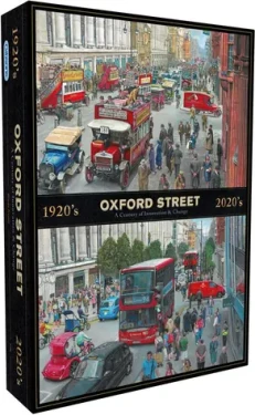 GIBSONS Puzzle Oxford Street v průběhu desetiletí