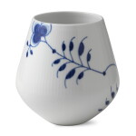 Royal Copenhagen Porcelánová vázička Blue Fluted Mega 15 cm, bílá barva, porcelán