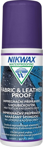 Impregnace NIKWAX Textil a kůže houbička 125 ml