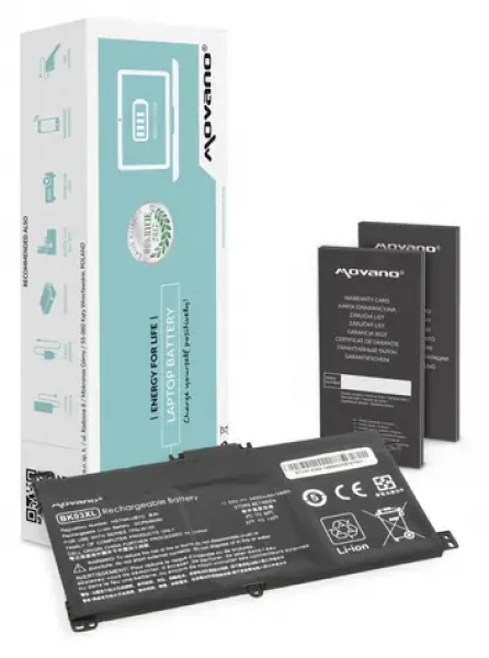 Baterie BK03XL pro HP Pavilion x360 14-BA / Baterie pro notebook / 3400 mAh / 39 Wh (BT/HP-X360-14BA)