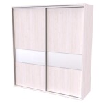 Nábytek Mikulík Skříň FLEXI 2 - 2x dveře dělené sklem LACOBEL ROZMĚR: (š/v/h) 200 x 240 x 65 cm