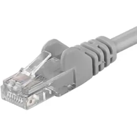 PremiumCord UTP CAT5E 15m / Patch kabel / RJ45-RJ45 / šedá (8592220001322)