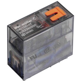 Weidmüller CRI10730T Miniaturní průmyslové relé, 230 V/AC, 16 A, 1 přepínací kontakt, 10 ks