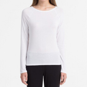 Dámské Tričko s dlouhým rukávem QS5493E - Calvin Klein M