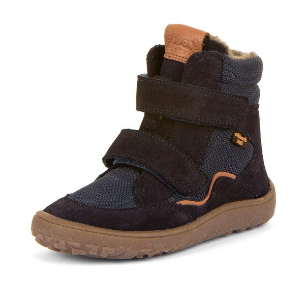 Chlapecké zimní barefoot boty TEX WINTER Dark Blue Froddo G3160247 - 40