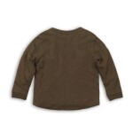 Tričko chlapecké s dlouhým rukávem, Minoti, RANGER 5, khaki - 68/80 | 6-12m