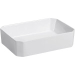 CERANO - Umyvadlo keramické Liberto - na desku - bílá lesklá - 50x36,5 CER-477002