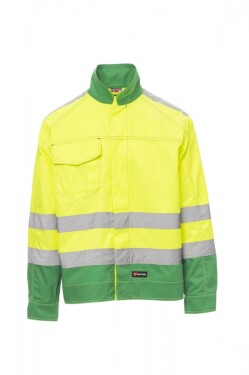 Bunda Payper SAFE HI-VI Barva: Žlutá Fluo/ Zelená, Velikost: 2XL (001231033601020XXL)
