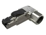 Solarix CAT6 STP konektor MPTL 90° RJ45 šedá / samořezný (11910011)