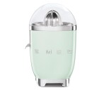 Smeg CJF11PGEU citrusový odšťavňovač, 70 W, manuální tlak, univerzální kužel z nerezové oceli, pastelově zelený