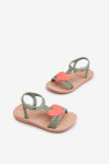 Dětské sandály se srdcem Ipanema My First Baby Green Velikost: