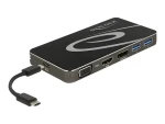 Delock 87773 černá / Dokovací stanice / USB-C 3.2 / DP + HDMI + VGA / PD 100W (87773)