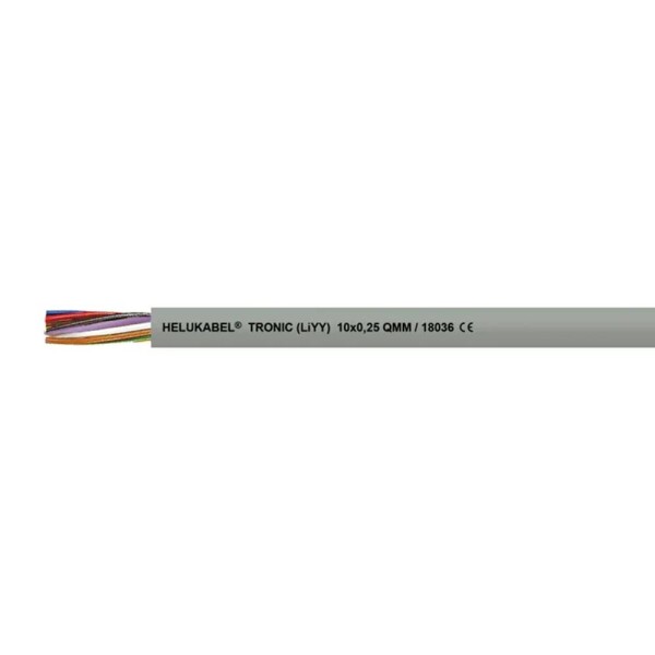HELU 18104-100 datový kabel 2 x 0.75 mm² šedá 100 m