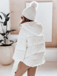 MISSLAYER dámská zimní bunda s kapucí bílá FashionStreet TY5036 XXL