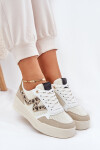 Dámské Sportovní Boty Na Platformě Leopardí Béžové Lorori 36