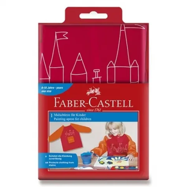 FABER-CASTELL Zástěrka na malování červená (201204)