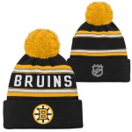 Outerstuff Dětská zimní čepice Boston Bruins NHL Jacquard Cuffed Knit With Pom