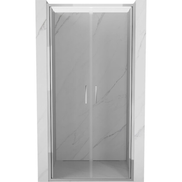 MEXEN - Exo sprchové dveře křídlové120, transparent, chrom 814-120-000-01-00