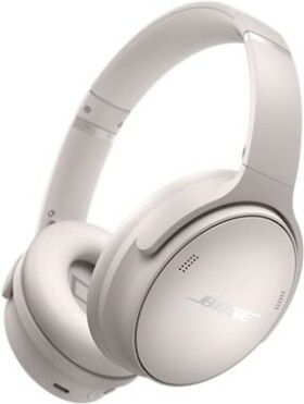 BOSE QuietComfort Headphones bílá / Bezdrátová sluchátka / mikrofon / Bluetooth 5.1 / 3.5 mm jack / ANC / až 24 hodin (884367-0200)