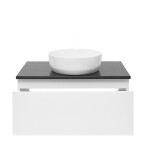 Koupelnová skříňka s krycí deskou SAT B-WAY 79x30x45 cm bílá lesk BWAY80WZ BWAY80WZ