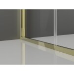 MEXEN - Exo skládací sprchové dveře 110, transparent, zlatá 816-110-000-50-00