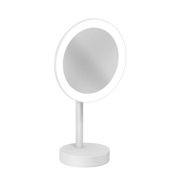 KLUDI - Vela R Kosmetické zrcátko s LED osvětlením, matná bílá 5899553F