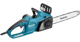Makita Elektrická řetězová pila 350 mm / Řetězová pila / 2000W / lišta 35cm / 14,5 m/s / rozteč řetězu 3/8 palce (UC3551AX1)