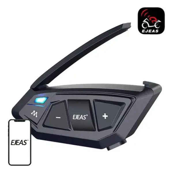 EJEAS MS20 / Interkom pro motocykly / Bluetooth 5.1 / Mesh pro 20 osob / dosah 2000 m / IP67 (MS20)