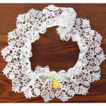 DumDekorace Dekorativní krajka do velikonočního košíku v několika velikostech Priemer: 20 cm