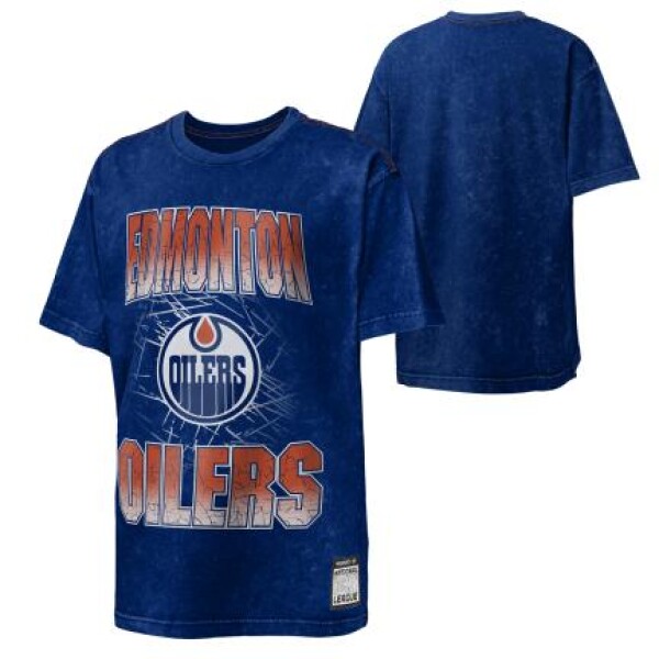 Outerstuff Dětské tričko Edmonton Oilers NHL Time To Shine Cnk Mw Tee Velikost: Dětské XL (13 - 15 let)