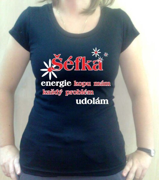 Divja.cz Tričko - Šéfka Velikost: M