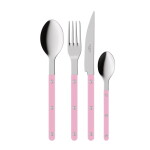 SABRE PARIS 4-dílná sada příborů Bistrot Brillant – Pink, růžová barva, kov, plast